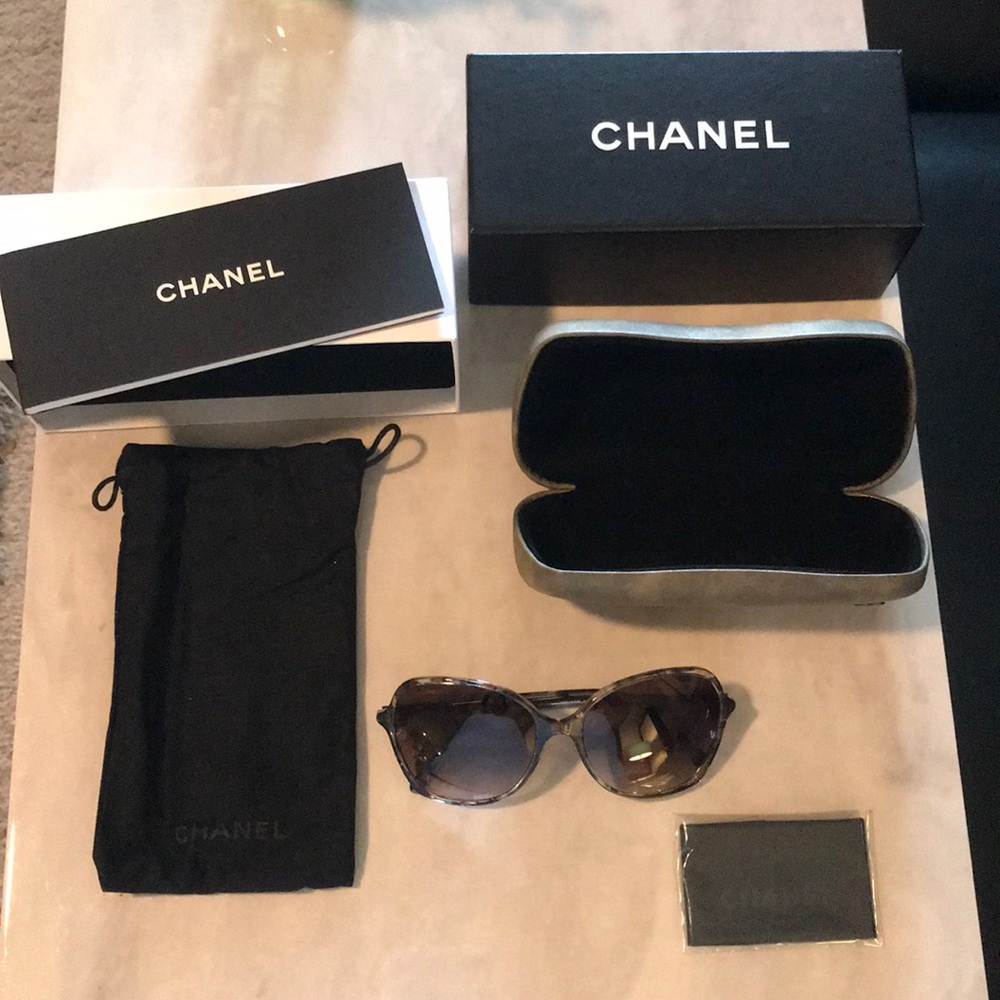 NEVER used authentic Chanel Sunglasses